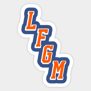 LFGM Mets Rangers Style Sticker